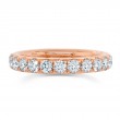 1.84Ct 14K Rose Gold Diamond Eternity Band Size 5