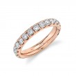 2.00Ct 14K Rose Gold Diamond Eternity Band Sz 7