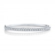 2.00Ct 14K White Gold Diamond Bangle