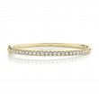 2.00Ct 14K Yellow Gold Diamond Bangle