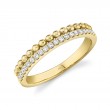 0.18Ct 14K Yellow Gold Diamond Lady's Ring Size 6
