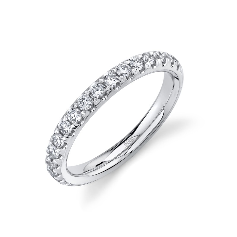 0.50Ct 14K White Gold Diamond Lady's Band
