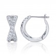 0.40Ct Diamond Huggie Earrings