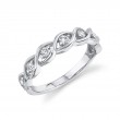 0.33Ct 14K White Gold Diamond Lady's Band