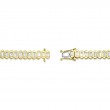 3.25Ct 14K Yellow Gold Diamond Baguette Tennis Bracelet