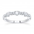 0.77Ct 14K White Gold Diamond Lady's Band