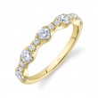 0.77Ct 14K Yellow Gold Diamond Lady's Band