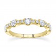 0.77Ct 14K Yellow Gold Diamond Lady's Band