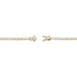2.20Ct 14K Yellow Gold Diamond Baguette Bezel Tennis Bracelet