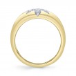 0.33Ct 14K Yellow Gold Diamond Star Ring