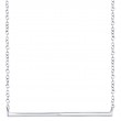 0.08ct 14k White Gold Diamond Bar Necklace