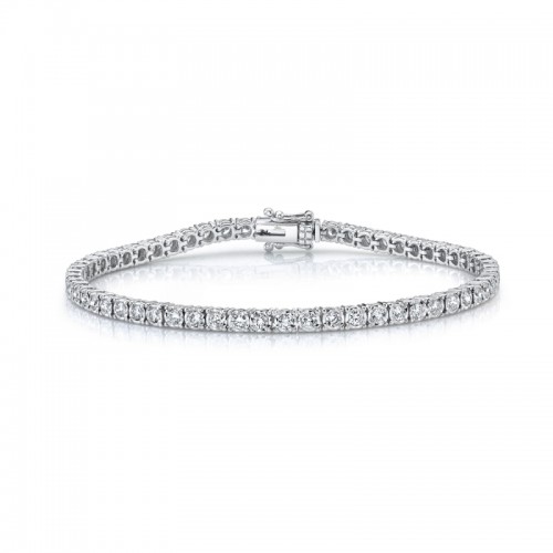 2.02Ct 14K White Gold Diamond Tennis Bracelet