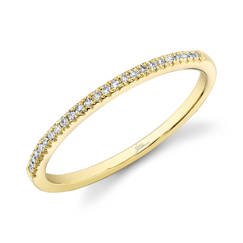 0.08Ct 14K Yellow Gold Diamond Lady's Band