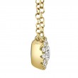 0.14Ct 14K Yellow Gold Diamond Necklace