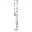 0.06Ct Diamond Horseshoe Necklace