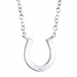 0.06Ct Diamond Horseshoe Necklace