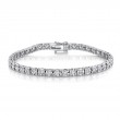 3.00Ct 14K White Gold Diamond Tennis Bracelet