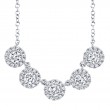 0.53Ct 14K White Gold Diamond Necklace