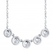 0.53Ct 14K White Gold Diamond Necklace
