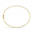 0.62Ct 14K Yellow Gold Diamond Bangle