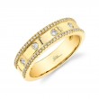 0.23Ct 14K Yellow Gold Diamond Lady'S Ring