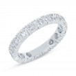 1.15Ct 14K White Gold Diamond Eternity Ring Size 6
