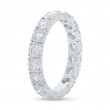 1.15Ct 14K White Gold Diamond Eternity Ring Size 6