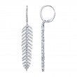 0.60Ct Diamond Feather Earrings