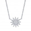 0.15ct 14k White Gold Diamond Necklace