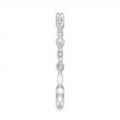 0.06ct 14k White Gold Diamond Lady's Band