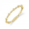 0.06ct 14k Yellow Gold Diamond Lady's Band