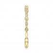 0.06ct 14k Yellow Gold Diamond Lady's Band