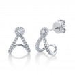 0.20Ct 14K White Gold Diamond Earrings