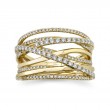0.62Ct Diamond Bridge Ring