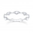 0.38ct 14k White Gold Diamond Lady's Band
