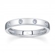 0.07ct 14k White Gold Diamond Lady's Band