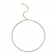0.95Ct 14K Yellow Gold Diamond Tennis Necklace