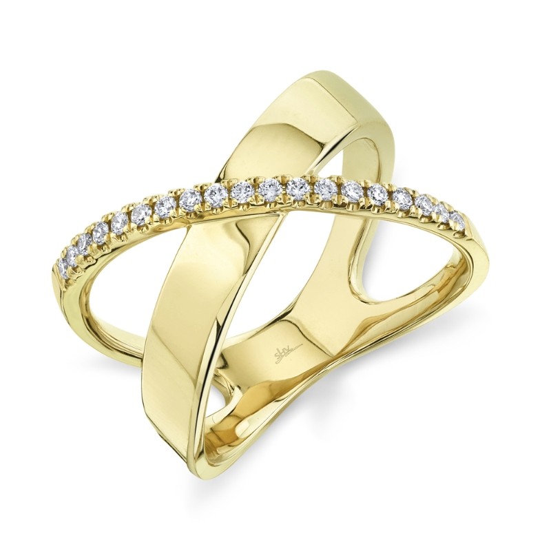 0.19Ct Diamond Bridge Ring