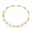 0.54Ct 14K Yellow Gold Diamond Link Bangle