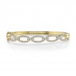 1.19Ct 14K Yellow Gold Diamond Link Bangle