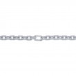 17.25Ct 14K White Gold Diamond Pave Link Necklace