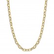 8.72Ct 14K Yellow Gold Diamond Pave Link Necklace