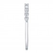 0.25Ct 14K White Gold Diamond Baguette Band
