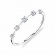 0.10Ct 14K White Gold Diamond Lady's Ring