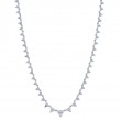 4.08Ct 14K White Gold Diamond Necklace