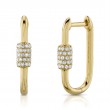0.24Ct 14K Yellow Gold Diamond Earrings