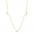 0.23Ct 14K Yellow Gold Diamond Butterfly Necklace