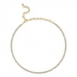 1.93Ct 14K Yellow Gold Diamond Tennis Necklace
