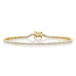 1.91Ct 14K Yellow Gold Diamond Tennis Bracelet