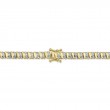 1.41Ct 14K Yellow Gold Diamond Ribbed Necklace